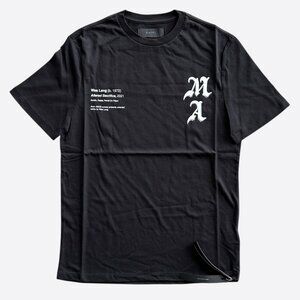 Amiri Wes Lang Black & White Checkered Skull T-Shirt